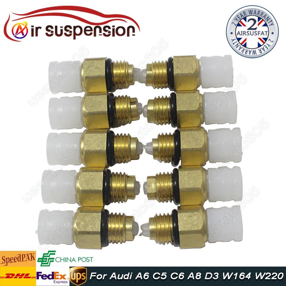 10x Air Suspension Valve for Audi A6 C5 C6 for A8 D3 W164 W220 Air Connector Fitting