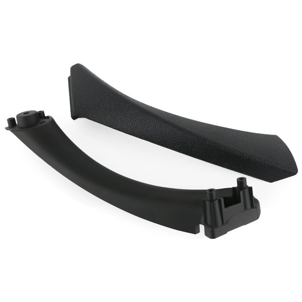 Left side: Interior exterior door panel handle pull decorative protective cover for BMW e90 328i car