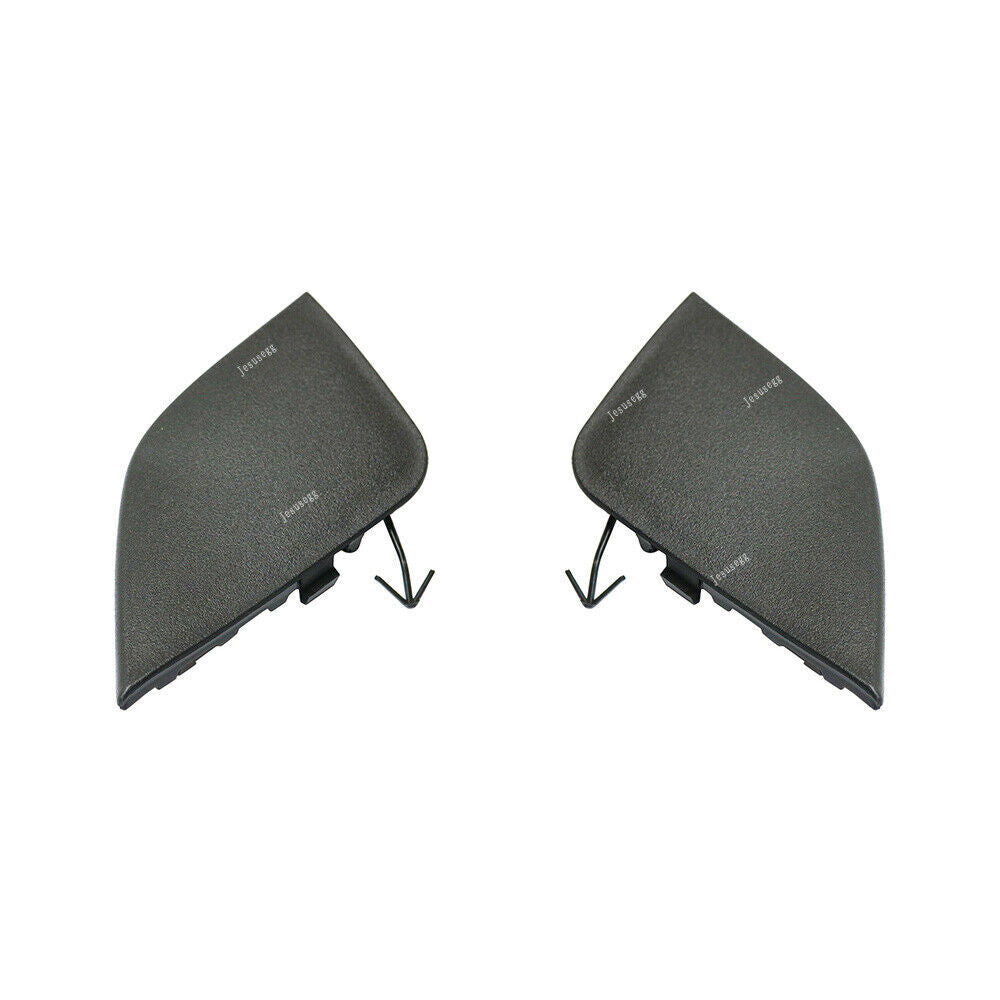 Pair Front Left +Right Bumper Tow Hook Eye Cover for Toyota RAV4 2016?18 Black