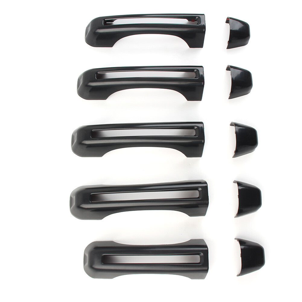 4-DR ABS Tailgate Door Handle Cover Trim Fit for Jeep for wrangler JL 2018-2020 Car 5pcs