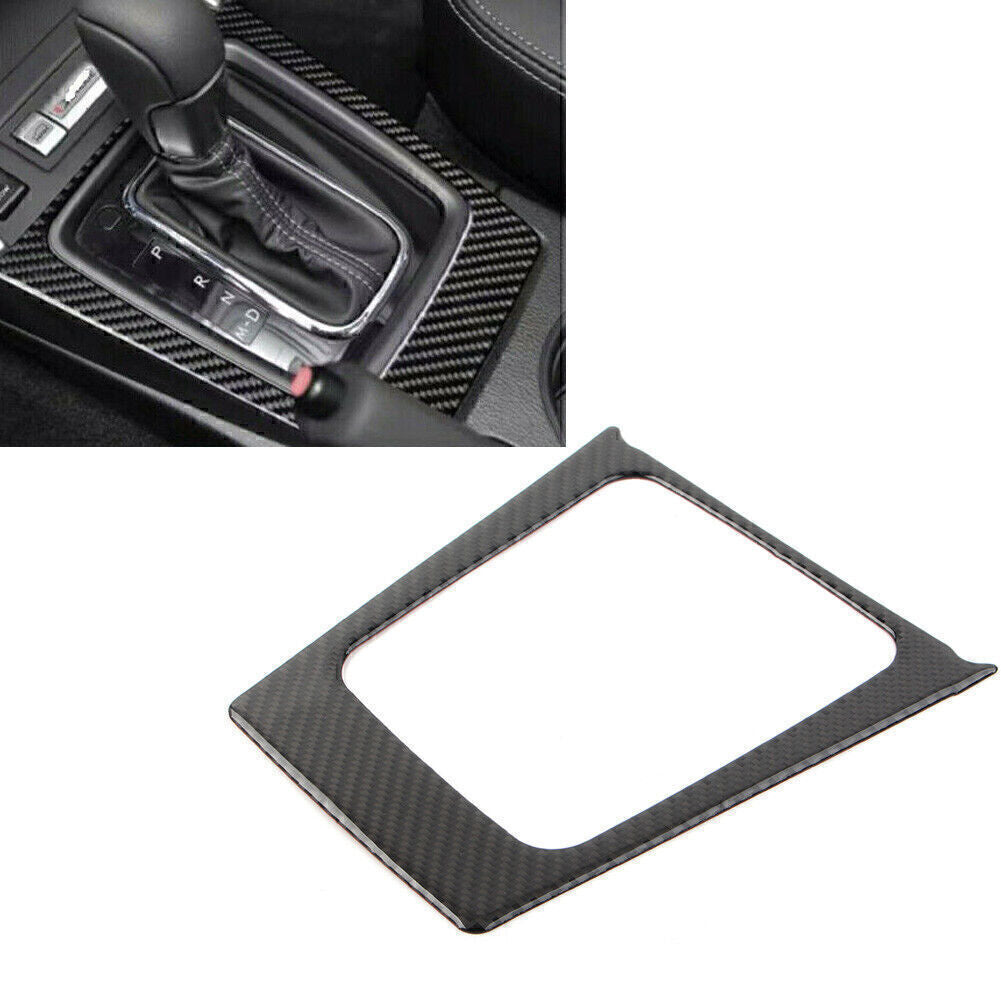 Carbon Fiber Gear Shift Panel Frame Trim for Subaru Forester 2013-2018 2017 2016