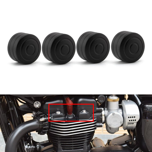 Billet Machined Head Bolt Mutter Abdeckkappe f¨¹r T120 Thruxton R Scrambler Black
