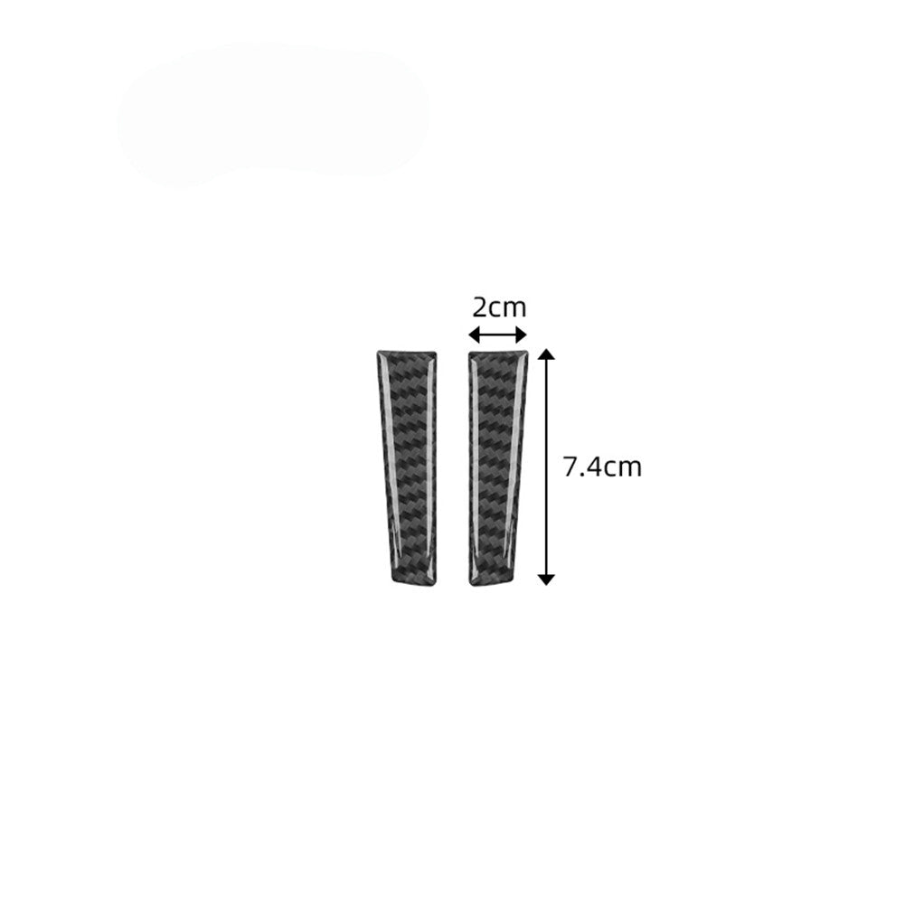 Carbon Fiber Steering Wheel Accent Type A Cover Trim for Mercedes Benz M-class