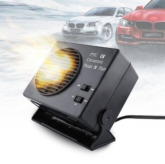 2 in 1 Electric Car Ceramic Heating Cooling Dryer Warmer Fan Demister Defroster