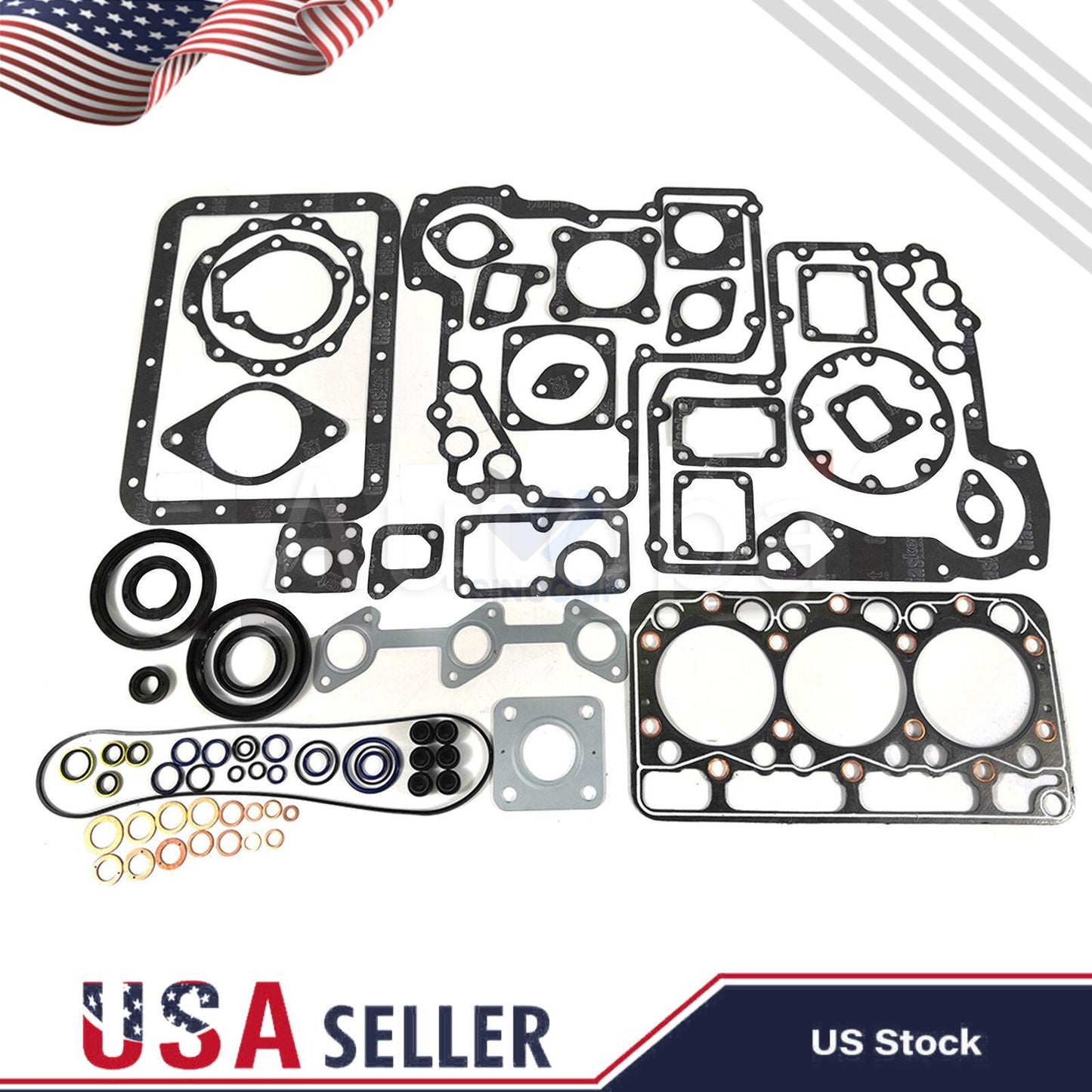 D950 D950B D950SB D950-FM Engine Full Gasket Kit For Kubota B7200D B8200HST KH61