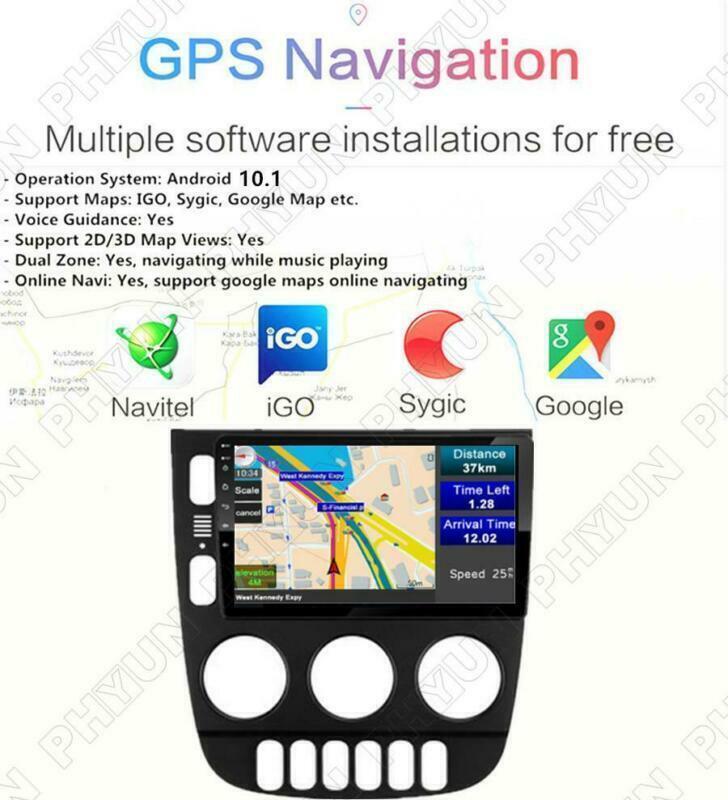 Radio GPS Navigation WIFI 2+32GB for Mercedes M-Class W163 ML For 97-05 Android 10.1