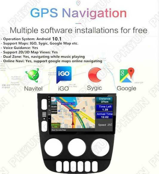 Radio GPS Navigation WIFI 2+32GB for Mercedes M-Class W163 ML For 97-05 Android 10.1