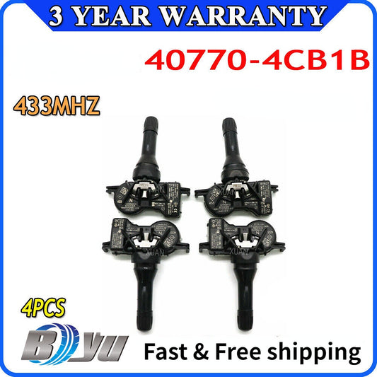 4-pack TPMS tire pressure sensors 40770-4CB1B for Nissan Rogue Altima for Infiniti