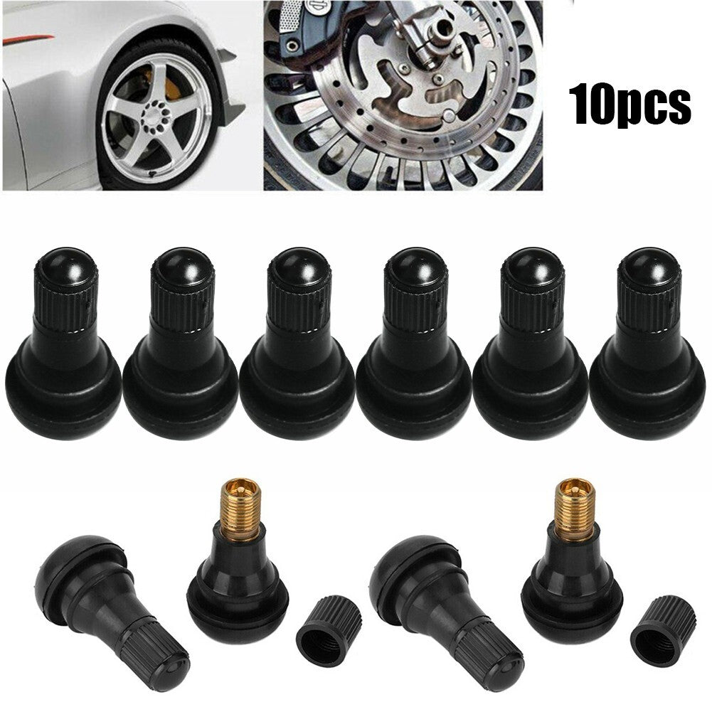 10pcs TR412 Tubeless Tire Valve Stems for Stubby For ATV LawnMower