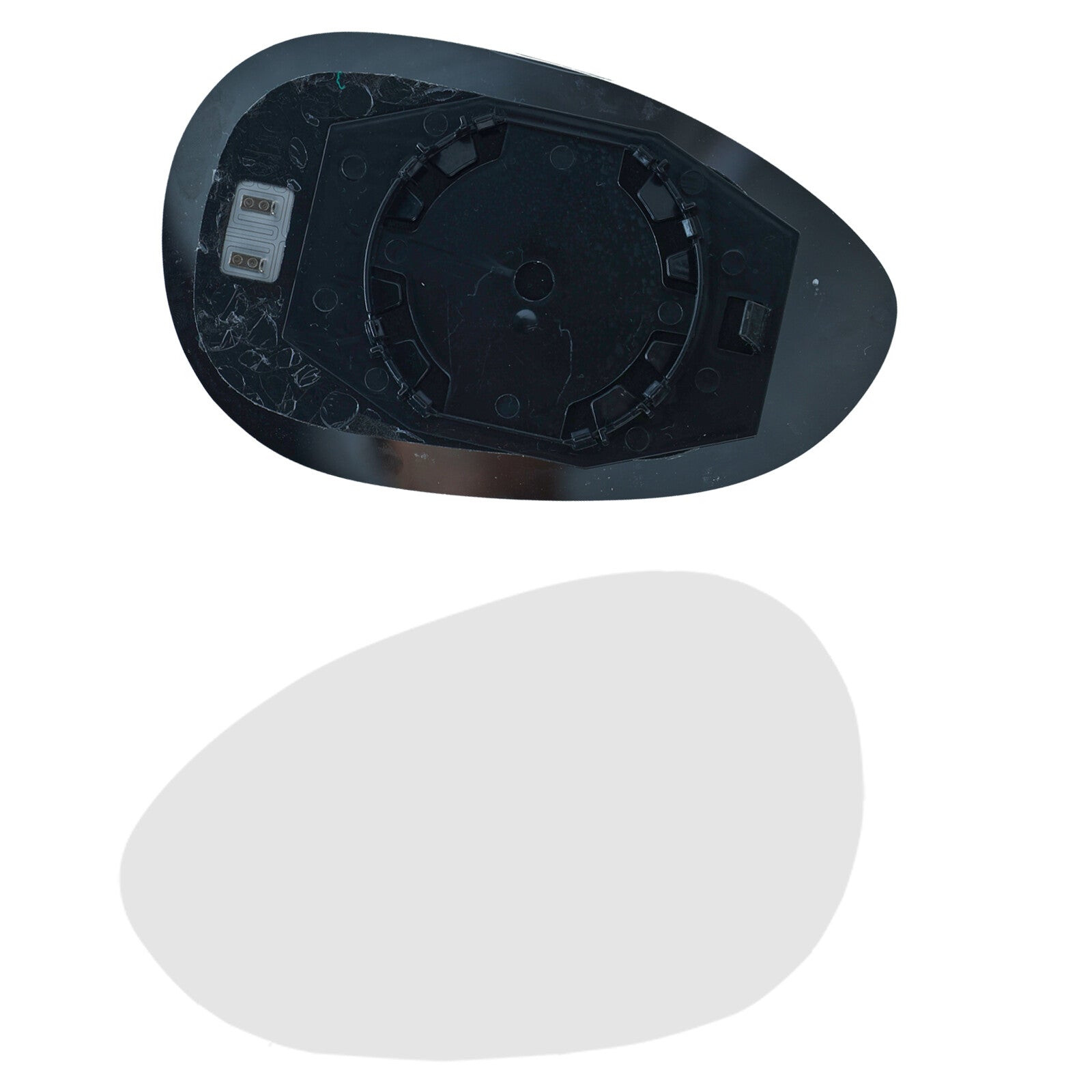 1X for Fiat 500 500c 2007-2023 Left Passenger Wing Mirror Glass Door Side Heated