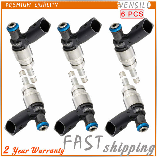 Set of 6X Fuel Injectors 06E906036F for Audi A4 A5 A6 Q5 3.2L 08-12