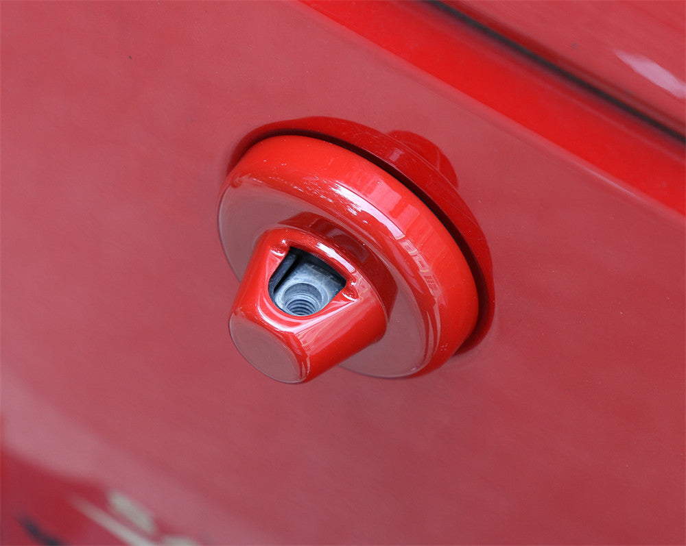 Red Chrome Antenna Base Cover Trim for 2007-2018 for Jeep for Wrangler JK Accessories