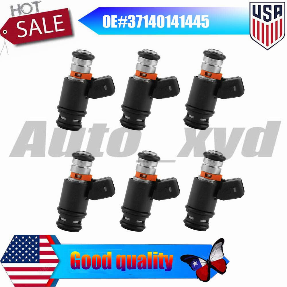 6x IWP022 021906031D Fuel Injector for Volkswagen for Golf for Jetta 1999-2003 2000 2001