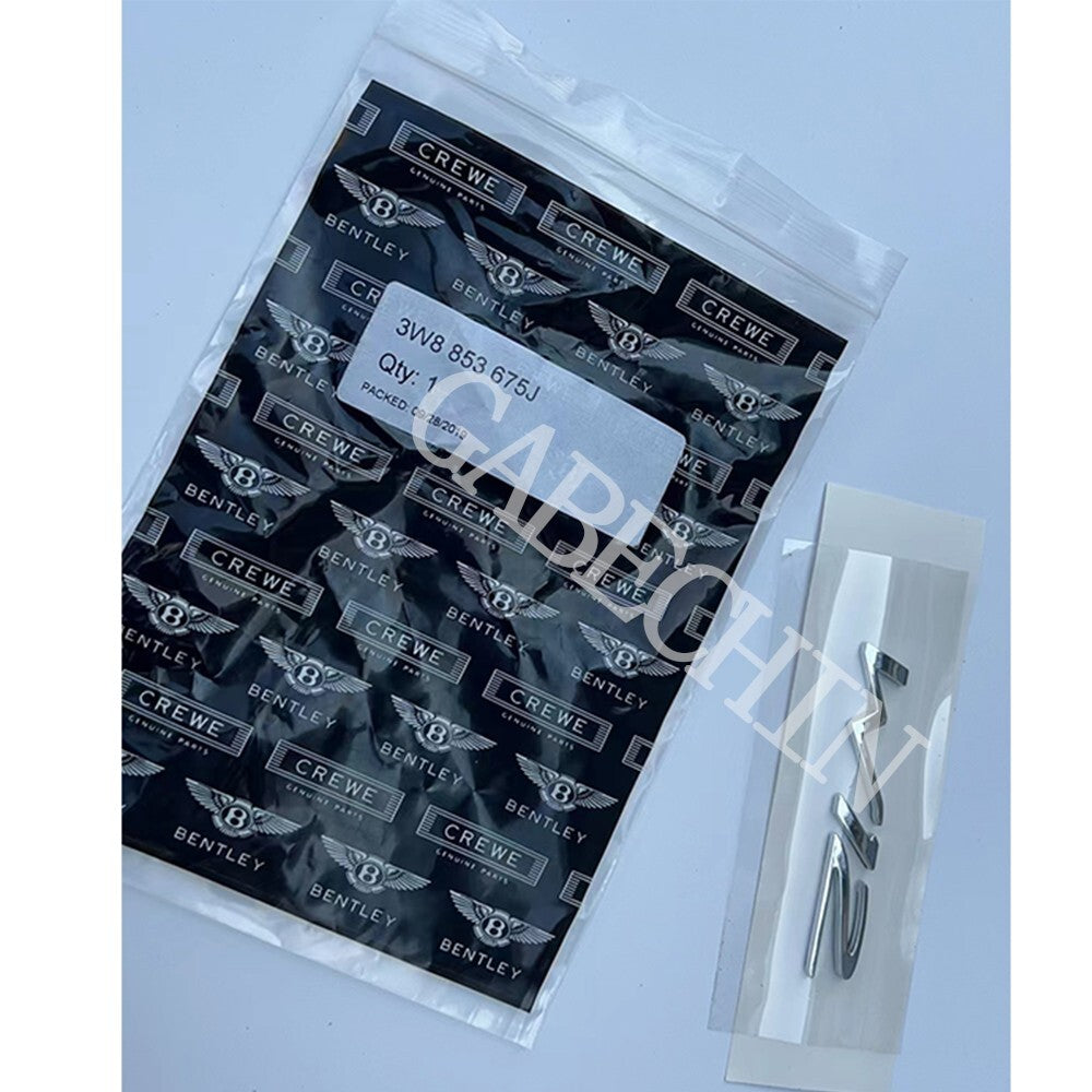 Equipment Manufacturer  Badge Embroidery for BENTLEY Flying Spur GT W12: 3W8853675J