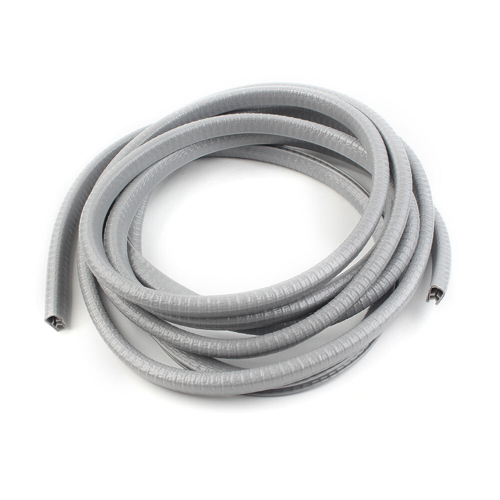 10feet Door Trim Edge Lock Guard Moulding Rubber Seal Strip Protector Grey