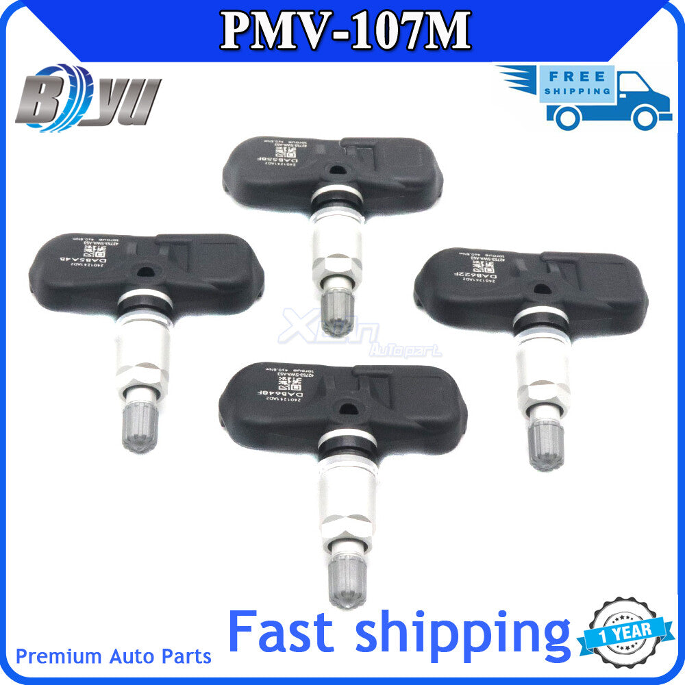 4-piece TPMS tire pressure sensor kit suitable for Honda CR-V Accord 42753-SWA-A53