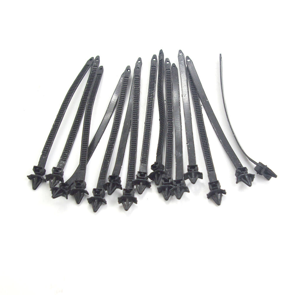 40PCS Releasable Cable Strap Push Clip Mount Wire Tie 7mm Hole for Honda for Mazda
