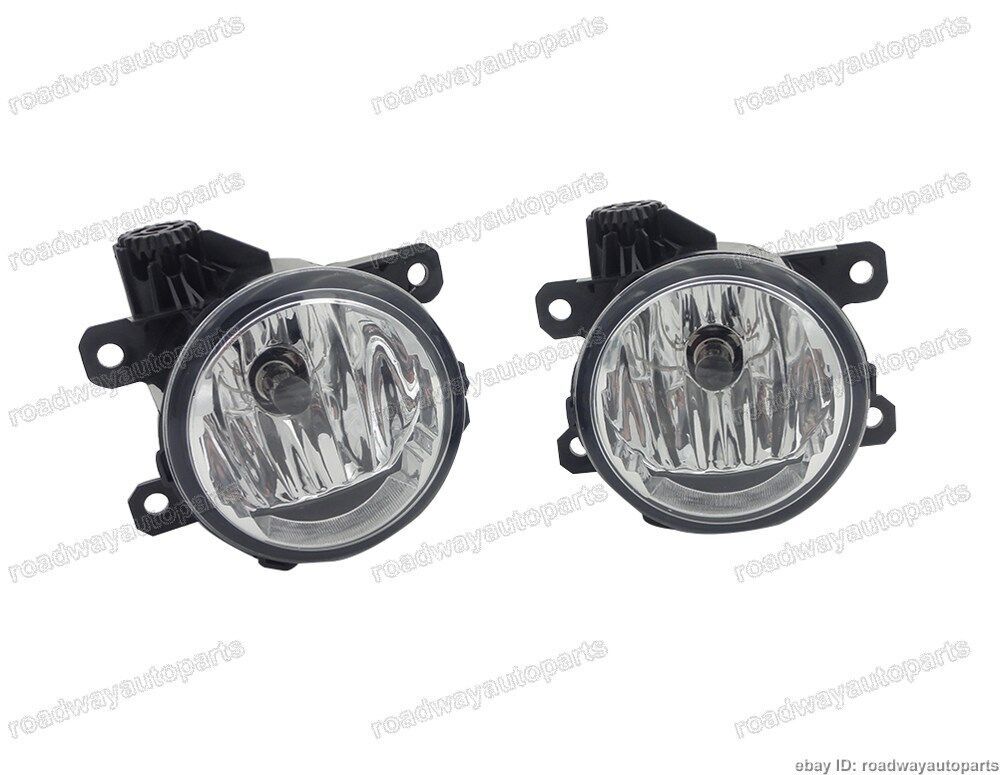 1 Pair Front Bumper Driving Fog Lights Lamps w/Bulbs Fit for Ford Edge 2015-2017