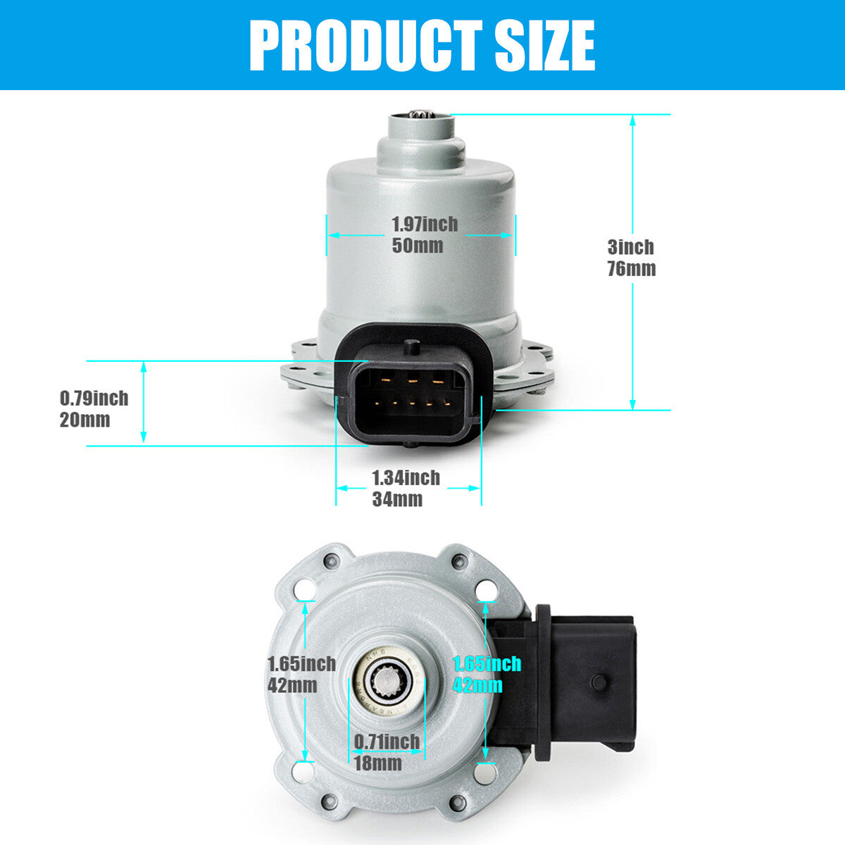 2-pack of automatic transmission clutch actuators AE8Z7C604A for Ford Fiesta and Focus