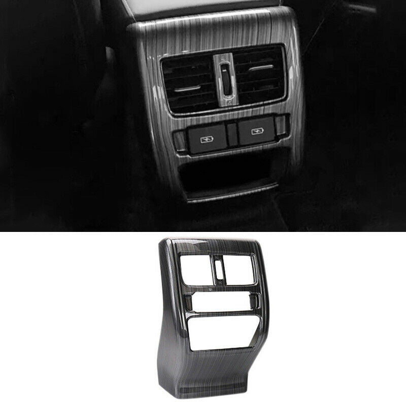 for Honda Accord 2018-2022 Rear Air Outlet Vent Panel Cover Trim Stainless Black