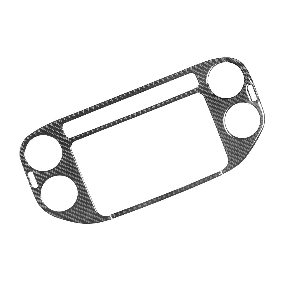 Carbon Fiber Center Control Vent Outer Frame Trim for Volkswagen for Tiguan 2013-17