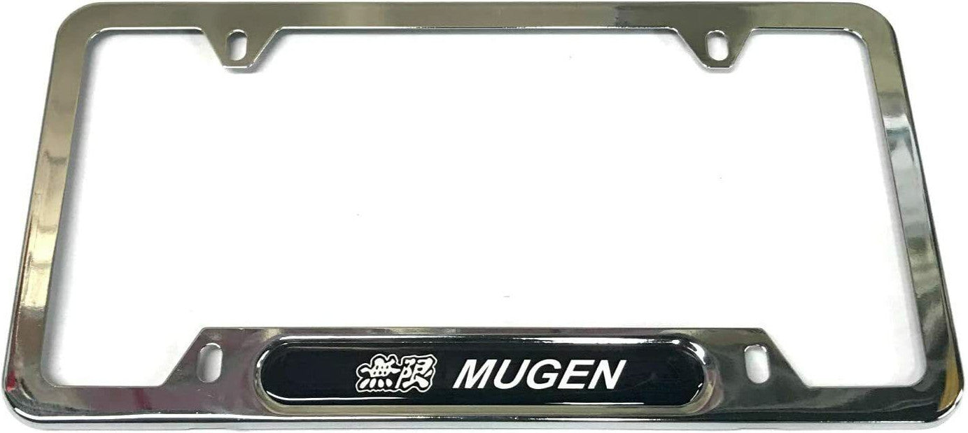 Front and rear license plate frame cover boot for Toyota Chrome 2x