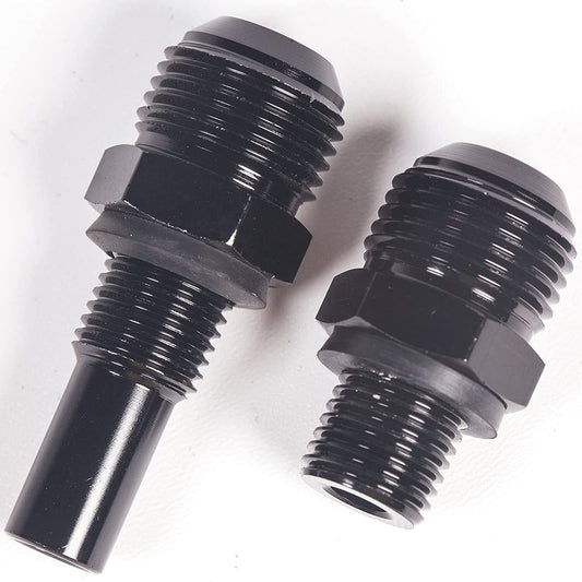 1 Pair Oil Cooler Adapter for GM 4L80E AN8-1/4NPS Threads Transmission 97-07