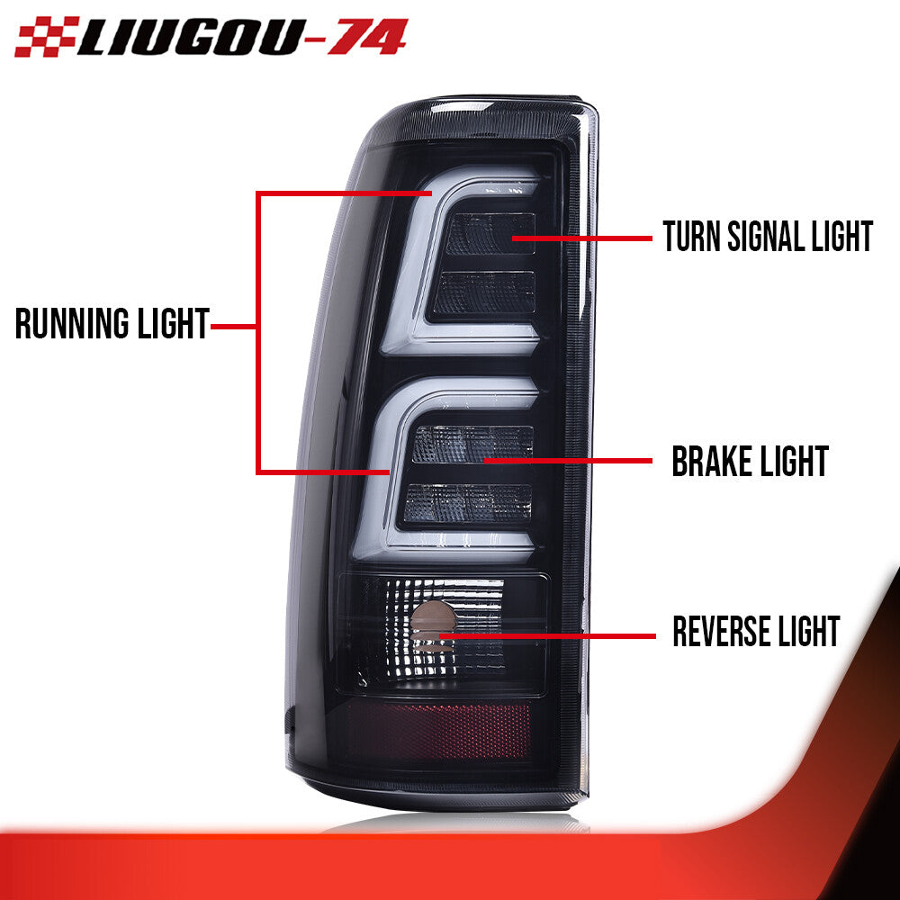LED taillights and brake lights are suitable for 1999-2002 for Chevrolet Silverado/ for GMC for Sierra .