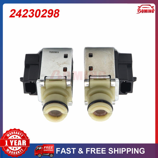 24230298 2-pack for Chevrolet Silverado for GMC Transmission 1-2 2-3 A & B shift solenoid valves