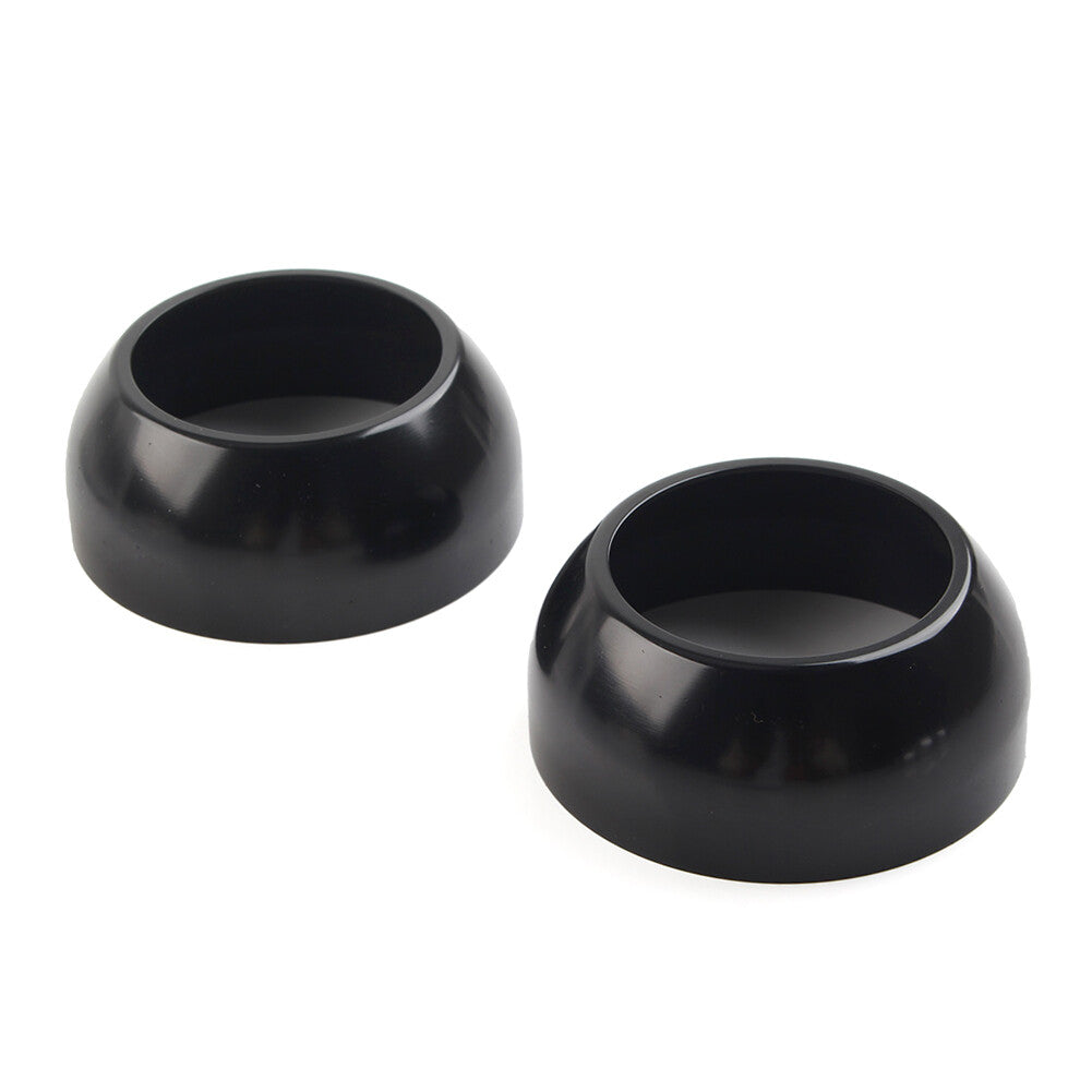 Front Fork Boot Cap Covers 39mm Black Fit for Harley Sportster Dyna FXR FXD