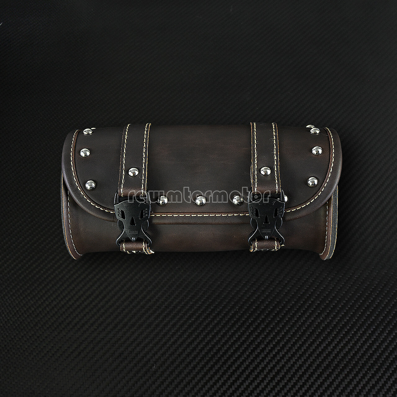Motorcycle Saddlebag Storage Handlebar Bar Bag Roll Barrel Fit for Harley Models