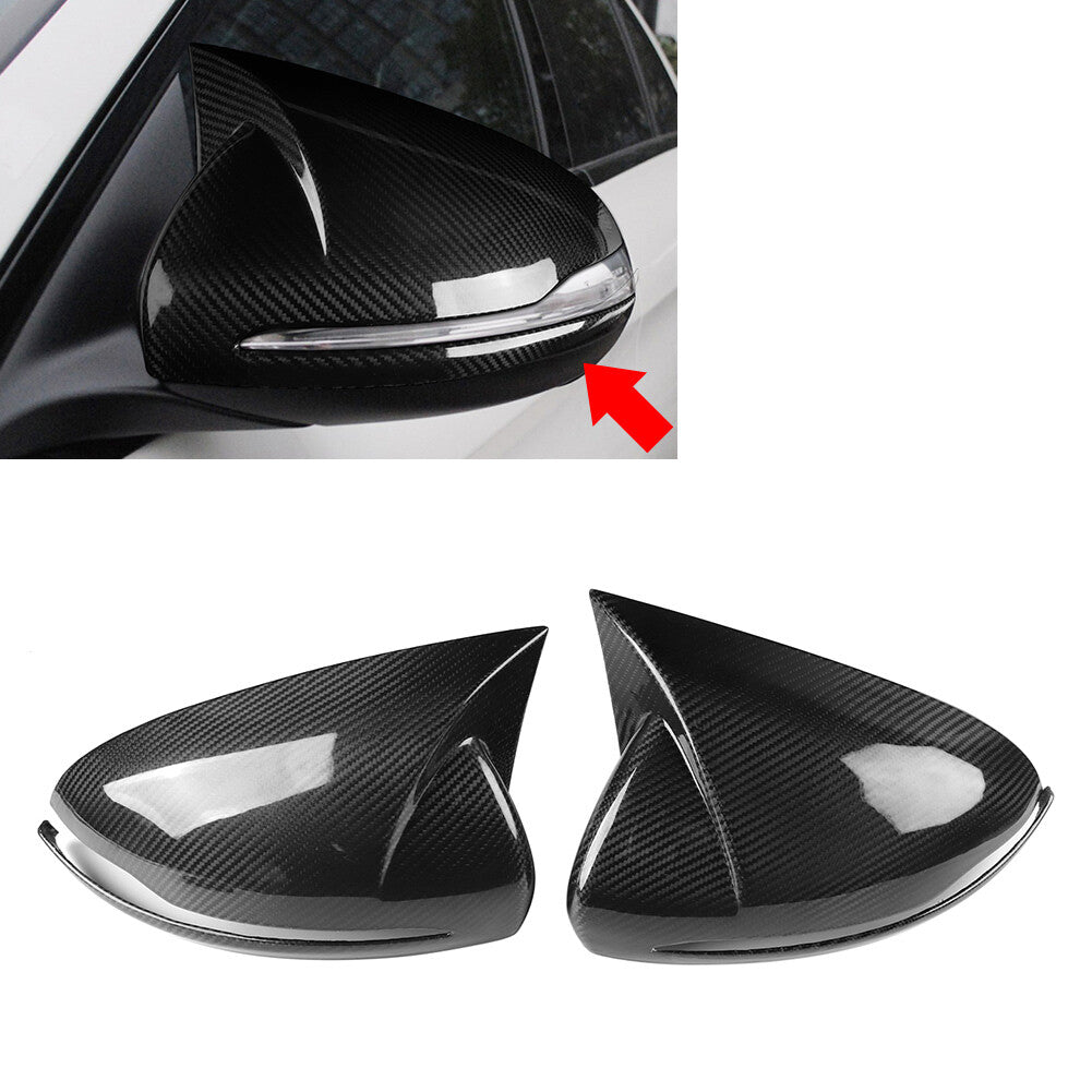 Carbon Fiber Rearview Mirror Cover for Mercedes-Benz GLC C E S Class X253 W205