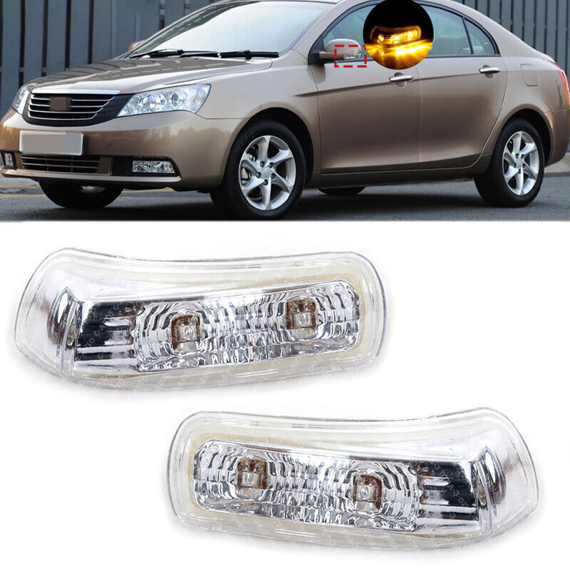 Pair for Geely Emgrand 7 EC7 EC715 EC718 LED Rearview mirror turn signal light