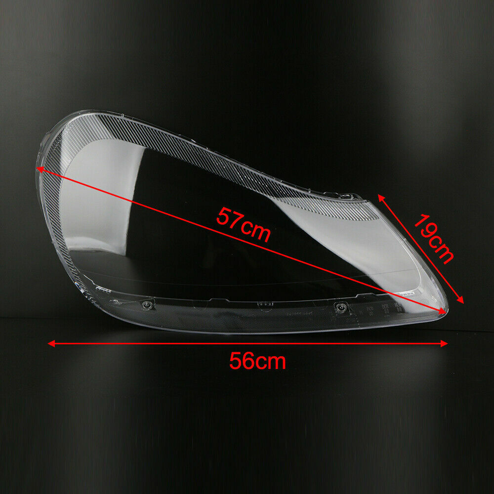 Pair of headlight cover protective covers for transparent lenses, suitable for Porsche for Cayenne 2008 - 2010