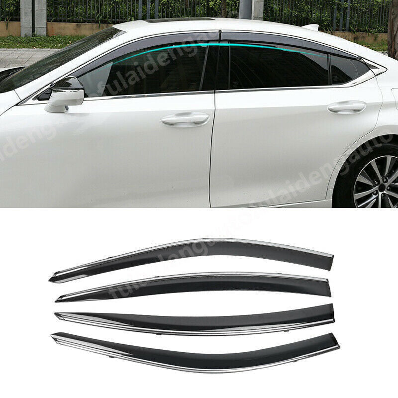 for Lexus ES350 300h 250 19-22 Window Visor Sun Rain Vent Guards Deflector Trims