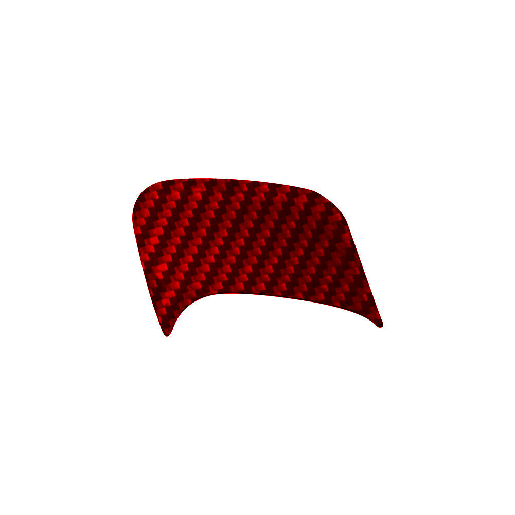 Red Carbon Fiber Driver Door Handle W/O Button Trim for Honda Ridgeline 2017-20