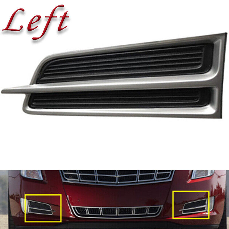 Left Front Fog Light Cover Grills Trim for Cadillac XTS 2013-2017