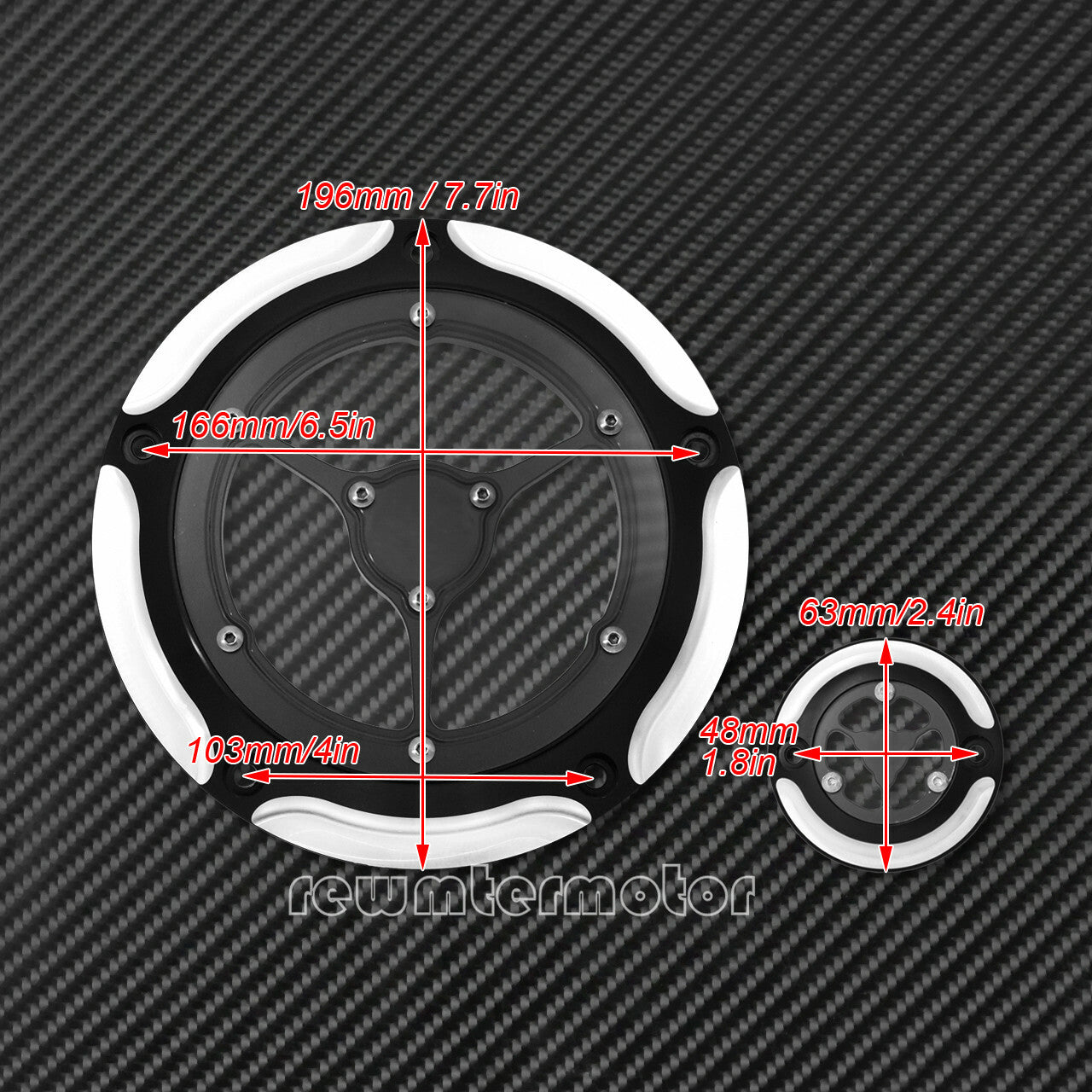 Clarity Derby Cover Timing Timer Cover Fit for Harley Touring FLH/T 16-18 Chrome