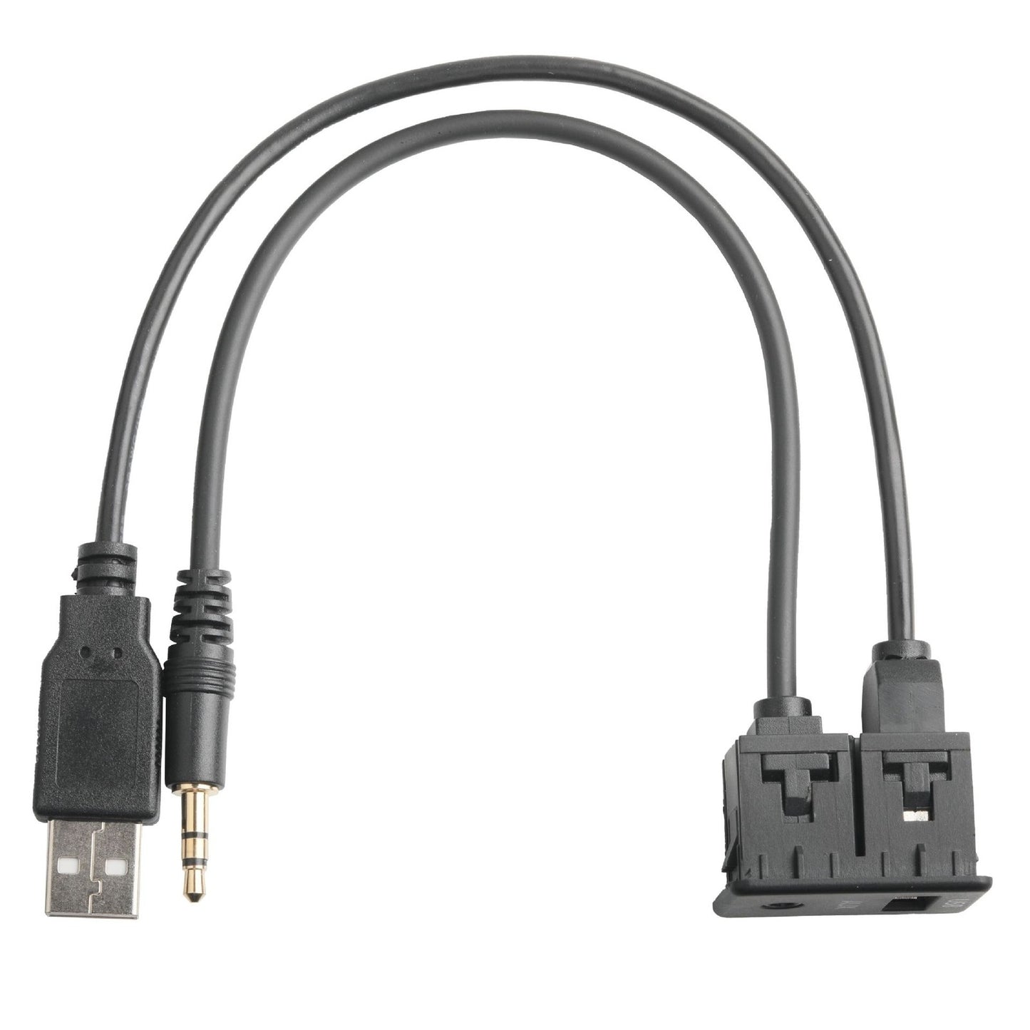 1x 15CM Car Dash Mount AUX USB Port Panel Auto Boat USB Extension Cable Adapter