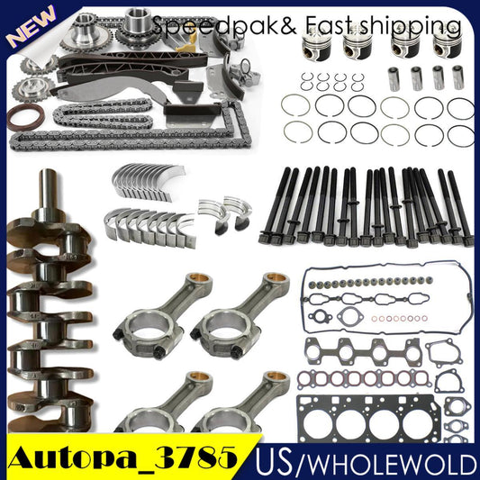 Engine Overhaul Rebuild Kit Fit for Kia Sorento Bongo for Hyundai Porter Starex D4CB
