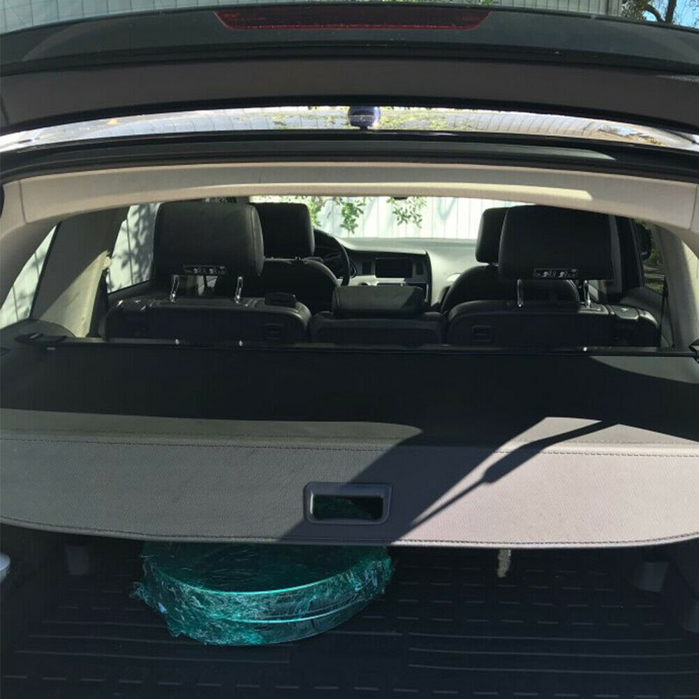 for Audi Q7 2010-2015 black Rear Trunk Cargo Cover Security Shield Screen Shade