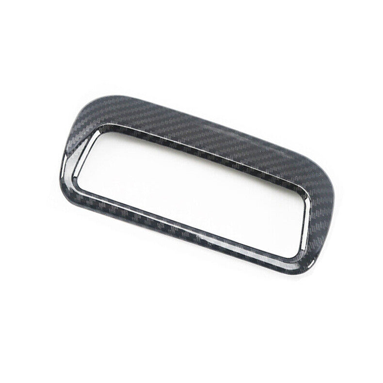 for Hyundai Kona 2018-2022 Carbon Fiber Headlight Switch Button Frame Cover Trim