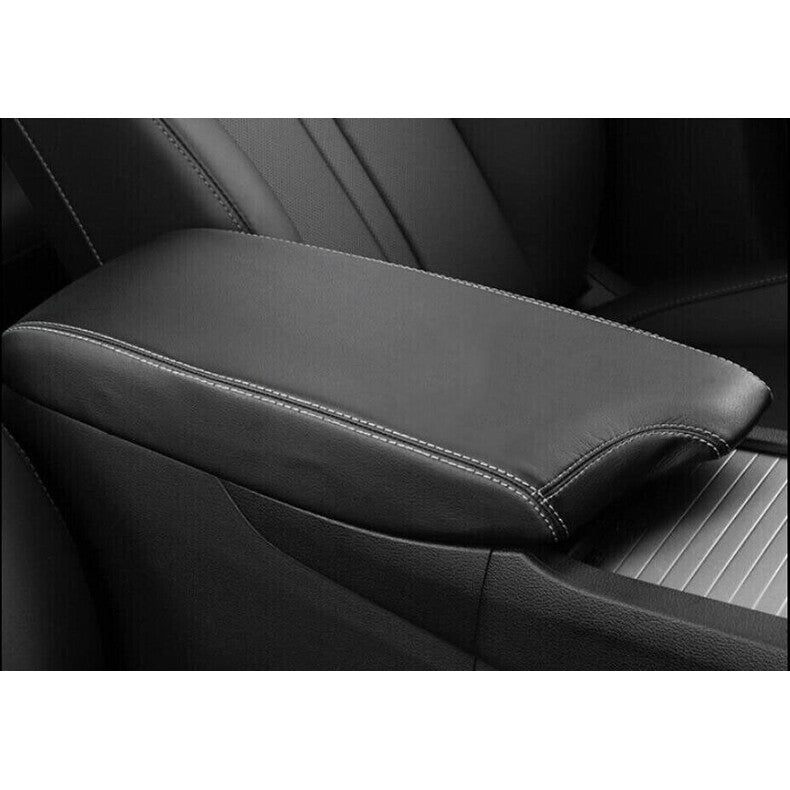 for Hyundai Sonata 2020-2023 Black PU Center Console Armrest Cover Cushion Mat