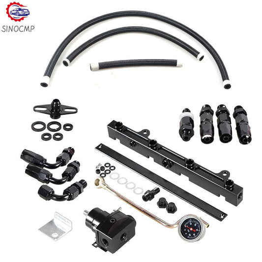 Series Tucked K Swap Fuel Line System Kit K24 K20 DC2 for Civic Integra AN6 1988-UP