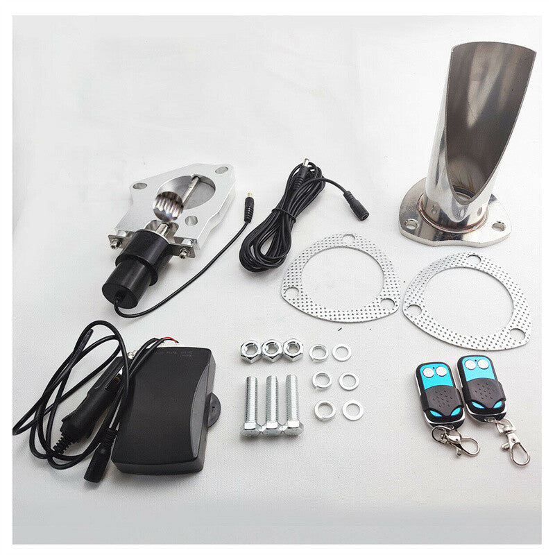 2.5 Electric Stainless Exhaust Valve Motor Pipe Gasket Kit with Remote Control