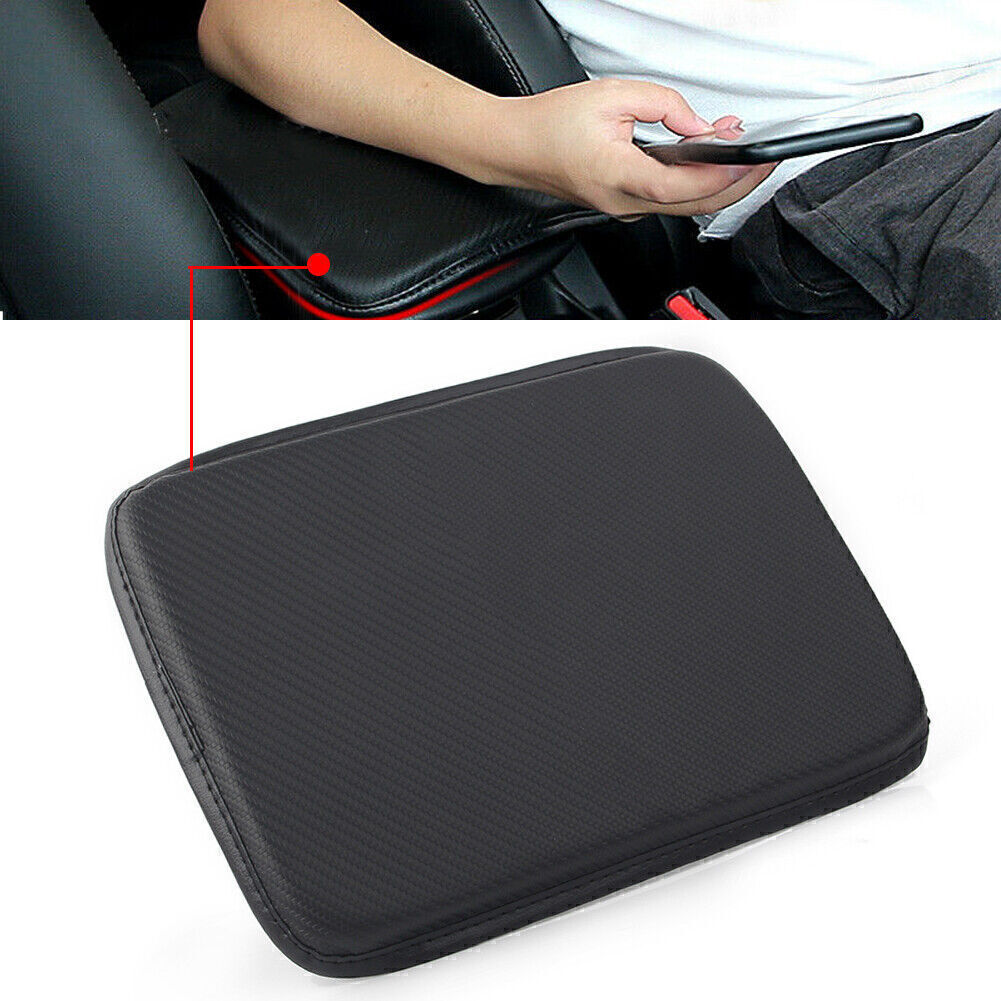 Car Armrest Pad Cover Auto Center Console Box Cushion Mat Cover Black Fit Batman