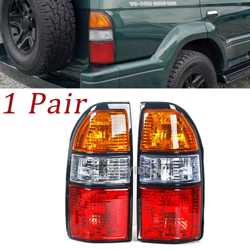 Two-piece set of rear brake lights and taillights suitable for Toyota Prado FJ90 LC90 3400/2700 (1998-2002)
