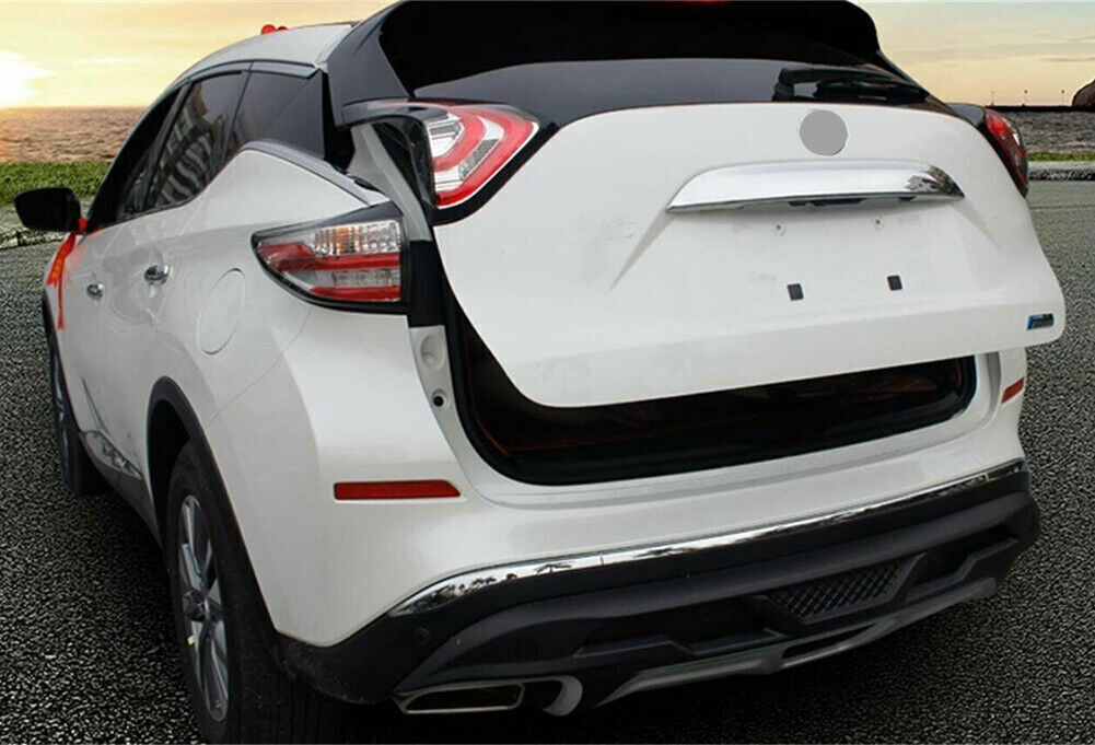 for Nissan Murano 2015-2022 Chrome Silver Rear Trunk Lid Molding Trim Decor