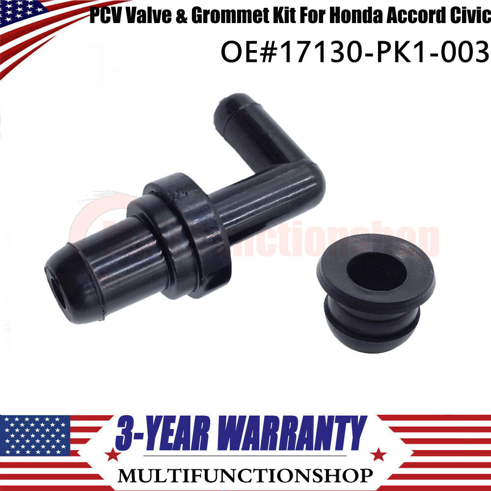 for Honda Accord 1990-2002 for Civic 88-00 90¡ã PCV Valve Grommet Kit 17130-PK1-003