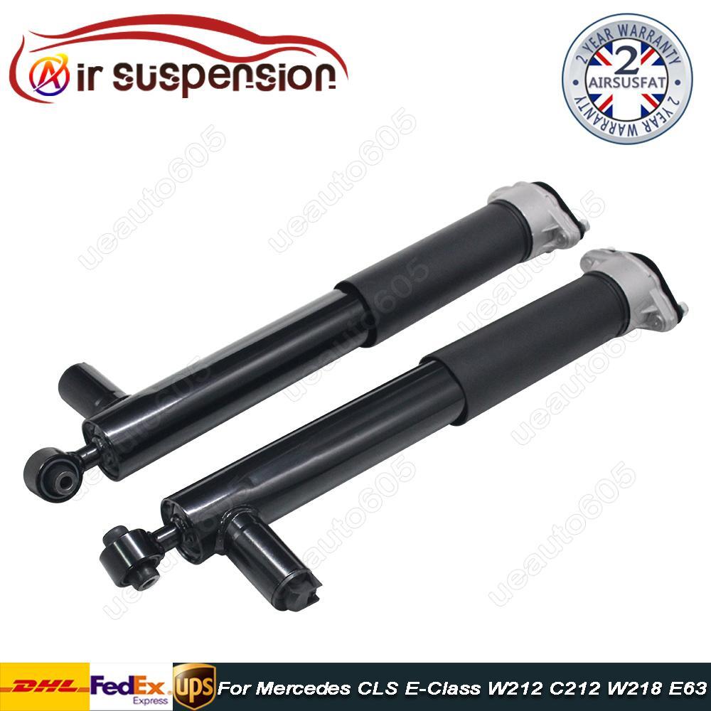 Pair for Mercedes CLS E-Class W212 C212 W218 E63 Rear Air Suspension Shocks ADS